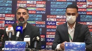 نشست خبری سپاهان - استقلال