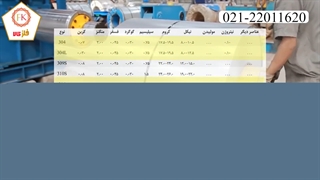 مقایسه ورق استیل 304 و 316