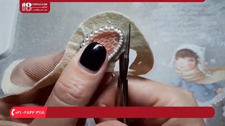 آموزش جواهردوزی _ آموزش دوخت سنجاق سینه موش