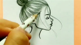 آموزش طراحی چهره ی دختر -کپی ممنوع-