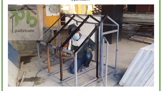 اجرای لانه سگ با متریال چوب پلاست