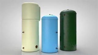 منبع کویل دار ایستاده و افقی و یا منبع کویلی - پایا دما