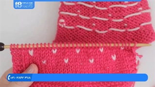 آموزش بافتنی ساده یا کشباف با دو میل