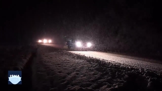 آستارا در یک روز برفی