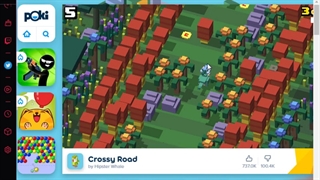گیم پلی crossy road