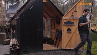 جارو و برگ جمع کن فیسکارس