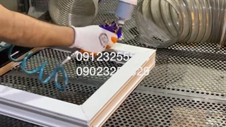 آموزش رنگ آمیزی پروفیل درب و پنجره