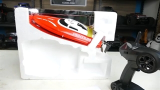 جعبه گشایی قایق کنترلی پر سرعت JJRC S1/ایستگاه پرواز