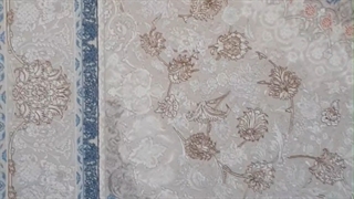 فرش طرح آلما کرم حاشیه کرم