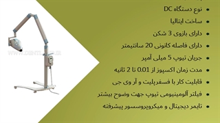 دستگاه رادیوگرافی دندانپزشکی اوریکس ORIX پایه دار DC | دنت لند