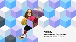 تیزر مراسم Galaxy Awesome Unpacked سامسونگ