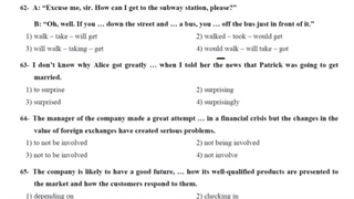 تحلیل سوالات زبان آزمون 22 اسفند قلمچی