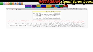 سیگنال فارکس بورس: پنجشنبه های داغ قسمت 11:تکنیکهای تابلو خوانی
