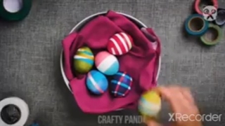 روش خلاقانه برای رنگ کردن تخم مرغ