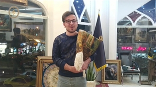 تابلو فرش دستباف قالی فروش - تابلو فرش دستباف ابری سردرود