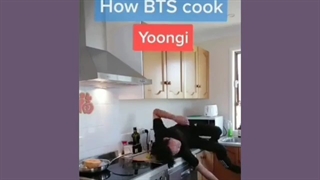 وقتی اعضای بی تی اس آشپزی میکنن :| کدومشونین؟