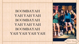 Boombayah .black pink. easy lyric