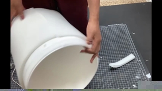 آموزش ساخت پاف مبل با سطل پلاستیکی