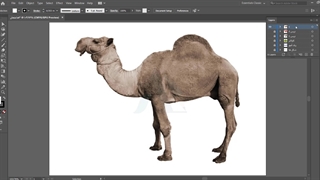 تبدیل یک تصویر پیکسلی به برداری و گرافیکی کردن آن با Illustrator